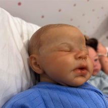 Reborn Baby Doll - White Vinyl, Paul Image 1