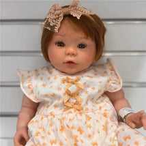 Reborn Baby Doll - White Vinyl & Honey Eyes, Kylin Image 1