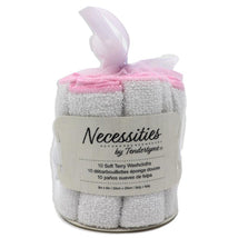 Rose Textiles - 10Pk Baby Washcloth Pink Image 1