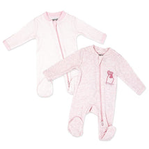 Rose Textiles 2Pk Preemie Mitted Sleeper Pink Image 1
