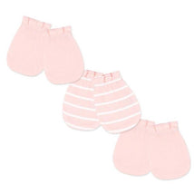Rose Textiles 3Pk Mitts Pink, 0/6M Image 1