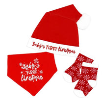 Rose Textiles - 3Pk Red Snow Flake Set Image 1