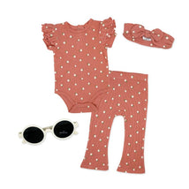 Rose Textiles - 4Pk Baby Girl Pant Set, Coral Floral Image 1
