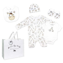 Rose Textiles - 5Pk Baby Neutral Mesh Bag Set, Giraffe Image 1