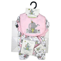Rose Textiles - 6Pk Baby Girl Gift Set, Flump The Elephant Pink Image 1