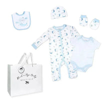 Rose Textiles - Boys 5 Piece Mesh Bag Set, Moon Image 1