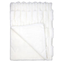 Rose Textiles - Rabbit Fleece Baby Blanket White Image 1