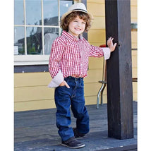 RuffleButts Everyday Dark Blue Slim Jeans Image 1