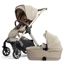 Silver Cross - Reef 2 Single Stroller + Folding Bassinet, Stone Image 1