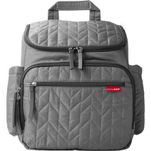 Skip Hop - Diaper Bag Backpack: Forma, Multi-Function Baby Travel Bag with Changing Pad & Stroller Attachment, Grey Image 1