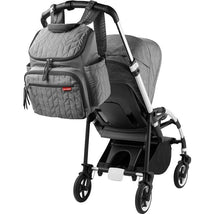 Skip Hop - Diaper Bag Backpack: Forma, Multi-Function Baby Travel Bag with Changing Pad & Stroller Attachment, Grey Image 2
