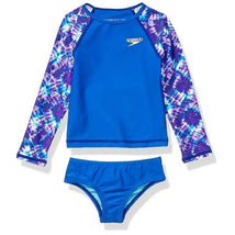 Speedo Printed L/S 2Pc Set, Deep Sapphire Image 1