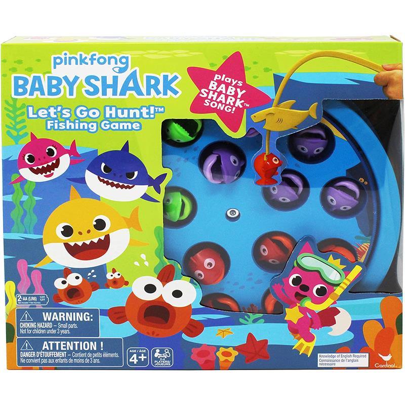 Pinkfong Baby Shark Let's Go Hunt Fishing Game - Plays the Baby Shark Song  