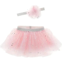 Stephen Joseph - Baby Girl Tutu & Head Band Set, Shimmer Pink Image 1