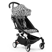 Stokke - Yoyo³ Stroller Bundle, Black And White Frame & Zebra 6+ Color Pack Image 1