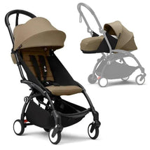 Stokke - Yoyo³ Stroller Bundle, Black Frame | Toffee 6+ Color Pack | Toffee Newborn Pack Image 1