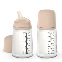 Suavinex 2Pk Zero Zero Anti Colic Baby Bottle, 9 oz/270Ml, Light Tone, Medium Flow Nipple Image 1