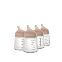 Suavinex 4Pk Zero Zero Anti Colic Baby Bottle, Medium Tone, Adaptable Flow Image 1