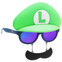Sun-Staches Nintendo Luigi Mustache Sunglasses Image 1