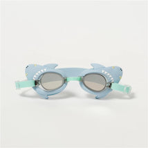 Sunnylife - Salty The Shark Mini Swim Goggles Aqua Image 1