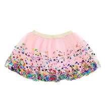 Sweet Wink - Baby Girl Pink Confetti Tutu Dress Up Skirt Image 1