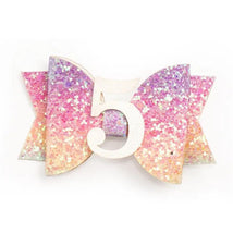 Sweet Wink - Kids Birthday Hair Clip Pastel Rainbow #5 Clip Image 1