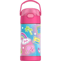 Thermos FUNtainer Stainless Steel Water Bottle 12 oz - Barbie Image 1