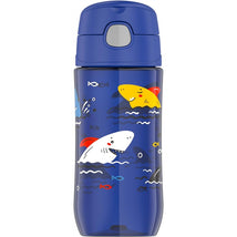 Thermos Plastic Water Bottle 16 oz - Sharks Image 1