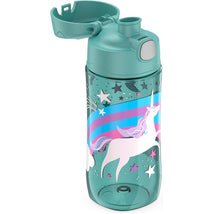 Thermos - 16 Oz Plastic Funtainer® Hydration Bottle With Spout Lid, Unicorns Image 2