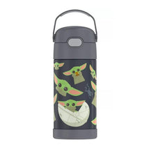 Thermos - Stainless Steel Insulated 12 Oz Straw Bottle, Mandalorian Image 1