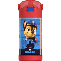 Thermos FUNtainer Stainless Steel Water Bottle 12 oz - Paw Patrol Boy Image 1