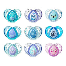 Tommee Tippee - 3Pk Closer To Nature Day & Night Glow-in-the-Dark Pacifiers, 6/18M (Colors May Vary) Image 1