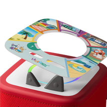 Colorful interactive story game accessory for Toniebox, featuring various illustrated scenes and characters.