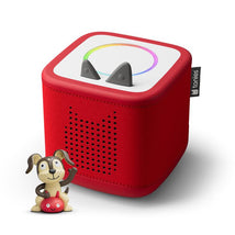 Tonies Toniebox 2 Audio Player Starter Set for Kids 1+ with Playtime Puppy, Sunset Red Image 1