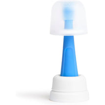 Ubbi - 360° Baby Training Toothbrush with Safety Shield and Cover, Polaris Blue Image 1