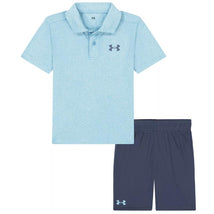 Under Armour KIds - Boy Short Sleeve Polo Short Set, Stream Image 1