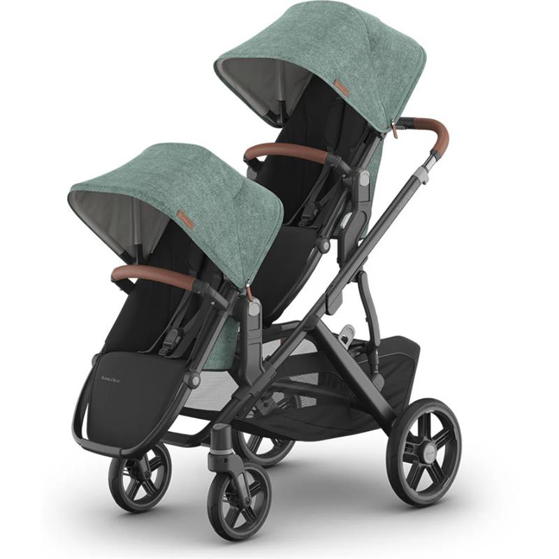 vista double stroller Uppababy - Gwen Vista V3 Stroller | Gwen Rumbleseat | Upper Adapters