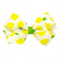 Wee Ones - Mini Fruit Print Bow, Lemon Image 1