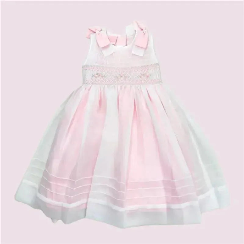 Will' Beth - Baby Pink Smocked Dress | MacroBaby Will' Beth - Baby Pink Smocked Dress | MacroBaby