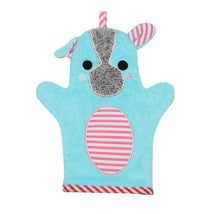 Zoocchini - Baby Snow Terry Bath Mitt, Yorkie 0/18M Image 1