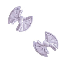 2PK BABY FAB CLIPS: light orchid
