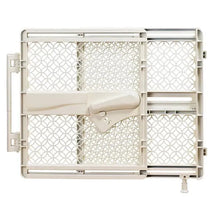Summer Indoor & Outdoor Multi Function Walk-Thru Baby Gate - Beige Image 1