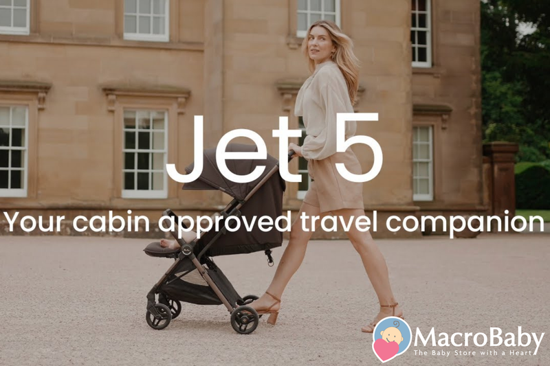 Jet 5 lightweight travel stroller for moms, cabin approved, easy to push outdoors