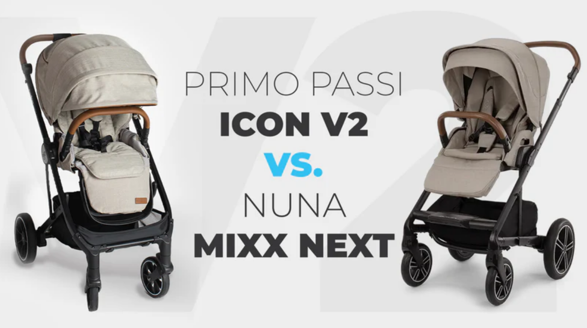 Primo Passi Icon V2 vs Nuna Mixx Next baby strollers comparison