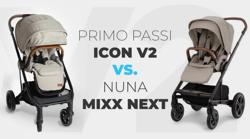Primo Passi Icon V2 vs Nuna Mixx Next baby strollers comparison