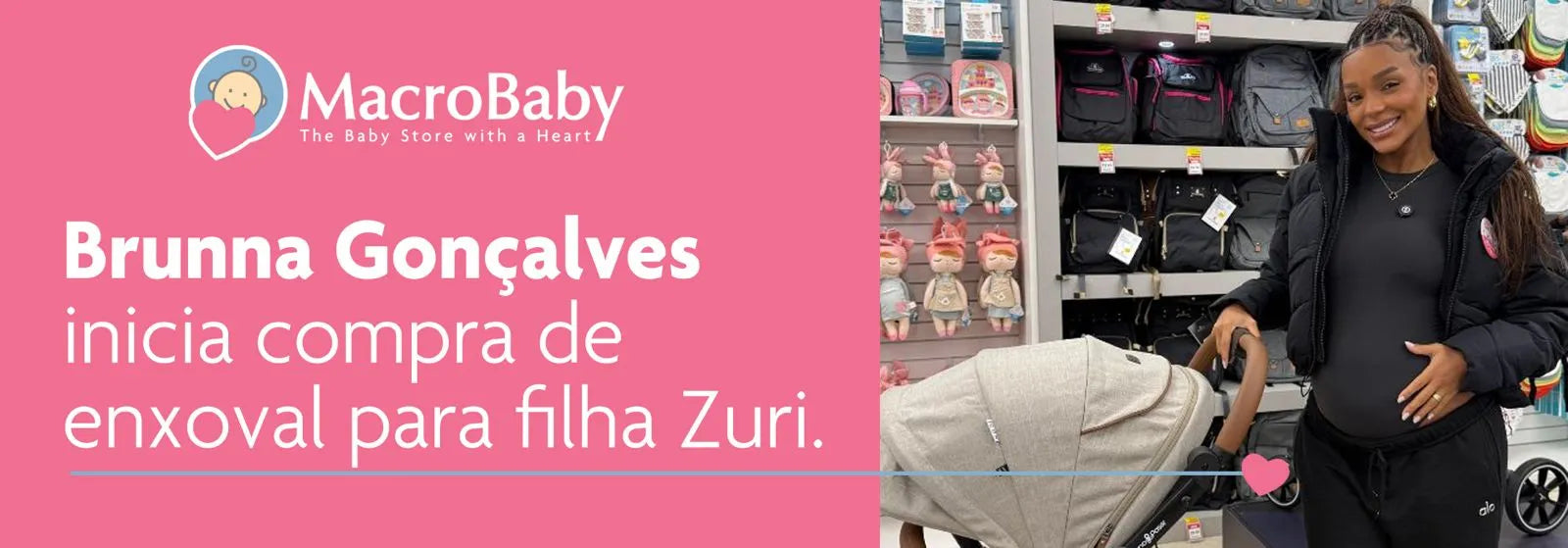 Nos EUA, Brunna Gonçalves inicia compra de enxoval para filha com Ludmilla