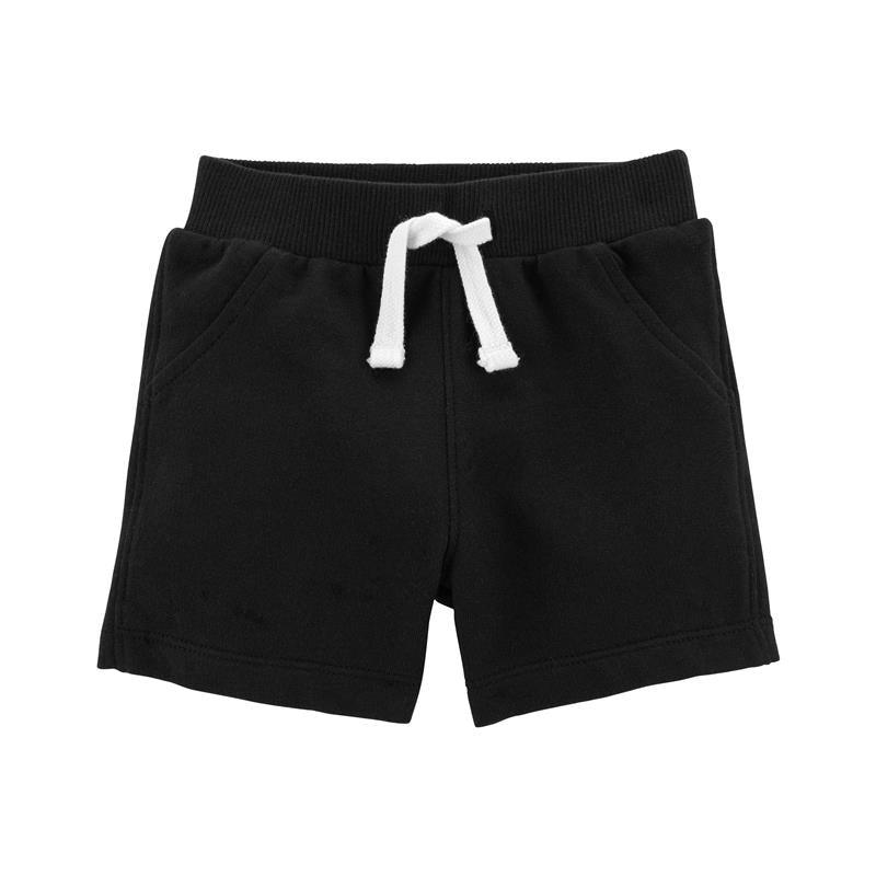 Carters - Baby Boy Pull-On French Terry Shorts, Black Image 1