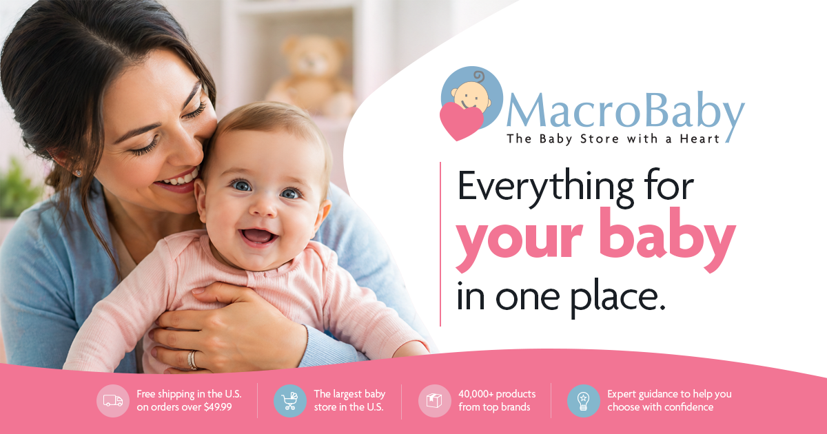The picture macrobaby.com shows when its homepage is shared