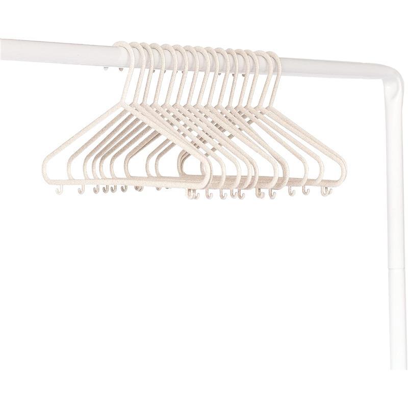 3 Sprouts - 15Pk Baby Wheat Straw Hangers, Speckled Cream Image 2