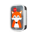 3 Sprouts - Fox Lunch Bento Box, Gray Image 3